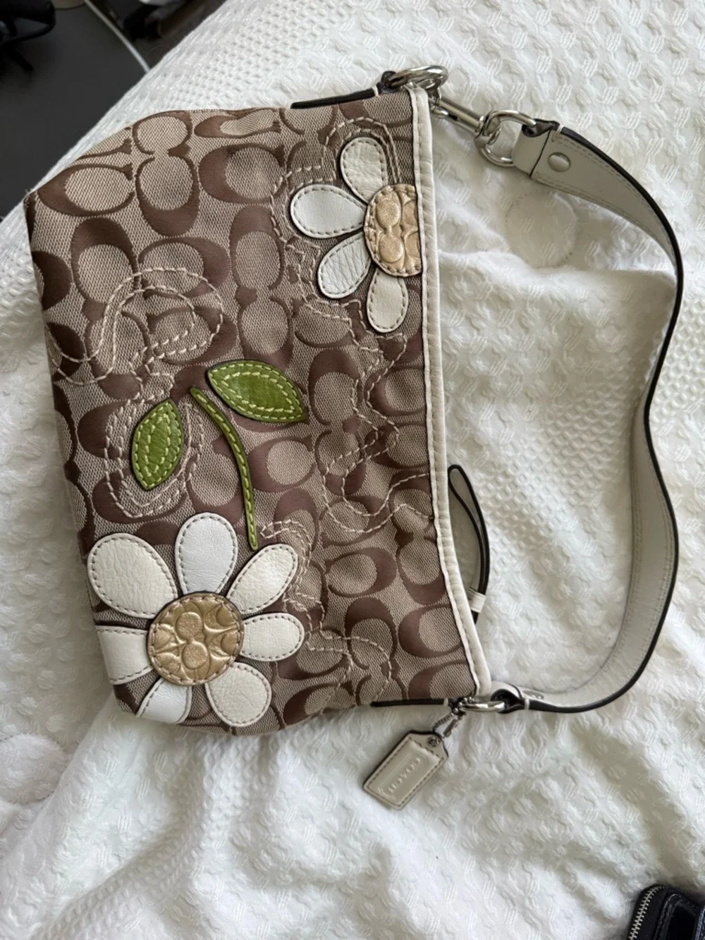 Vintage Y2K Coach Daisy/Bleecker signature hobo - Picture 2 of 7